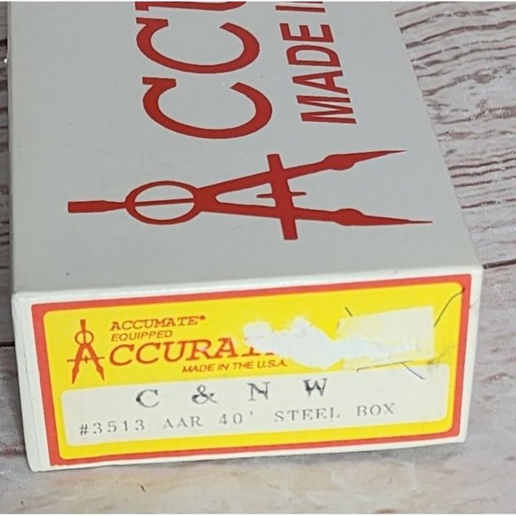 Accurate Equipped Accurail USA Made C&NW #3513 AAR 40’ Steel Box Model Train - Picture 10 of 10